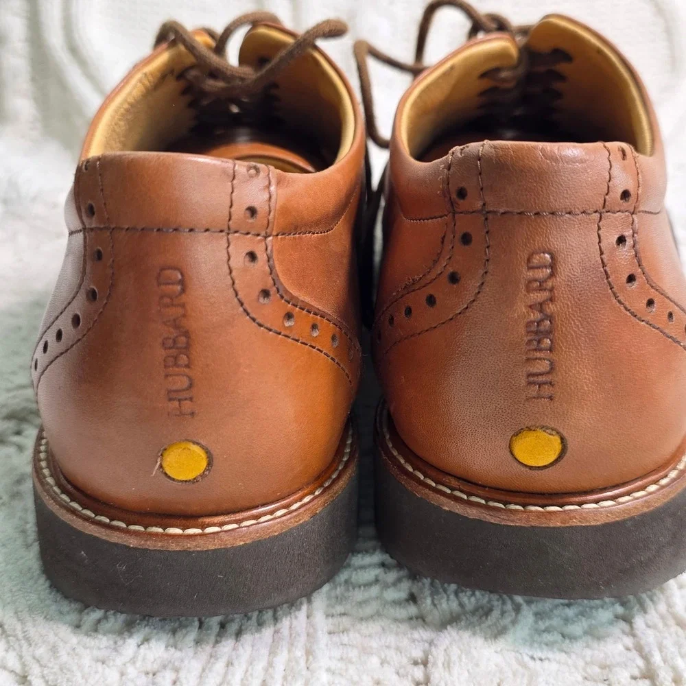 Samuel Hubbard Market‎ Cap Oxford Loafers Shoes Tan Leather Mens 11 Excellent